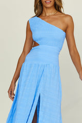 Check In Maxi Dress Blue
